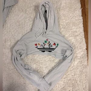 Adidas cropped hoodie